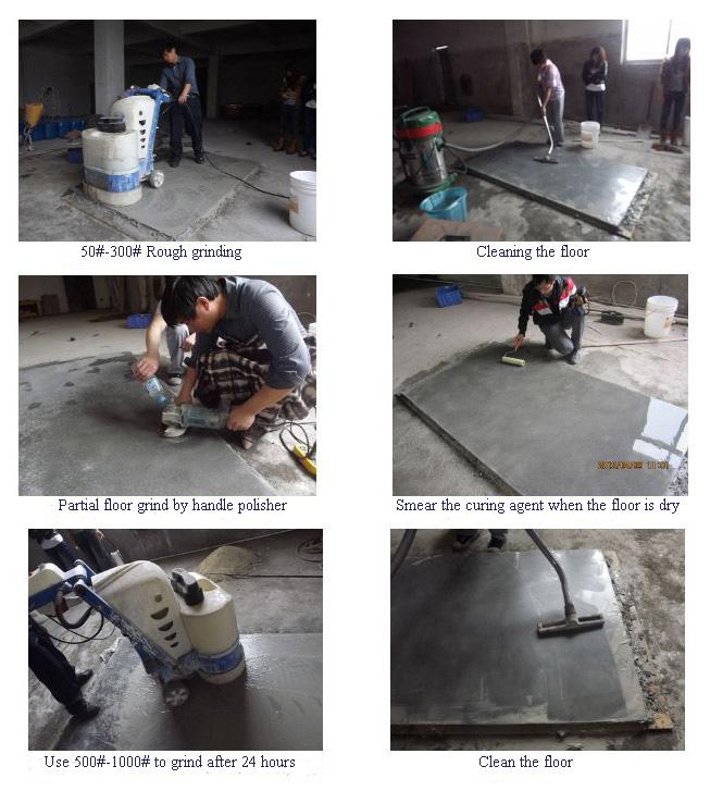 Adjuvant de salaison/pêcheur de phoques pour le plancher industriel du sol de mosaïque et du béton