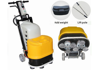 Single Phase Marble Stone Floor Polisher Machine With Magnetic Discs / 6 Heads