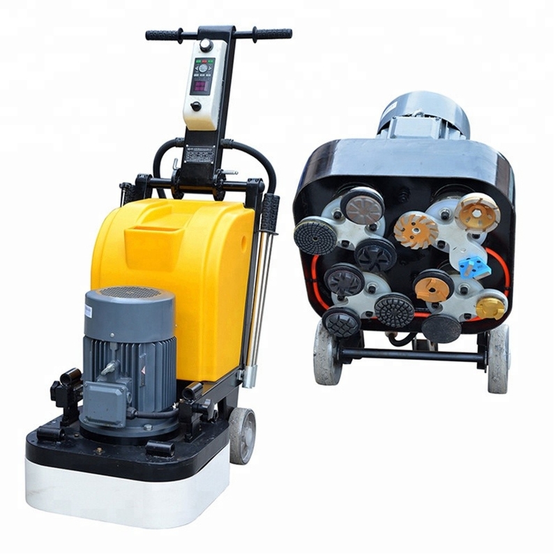 12 Grinding Discs Terrazzo Floor Grinder With Rotary Mechanism