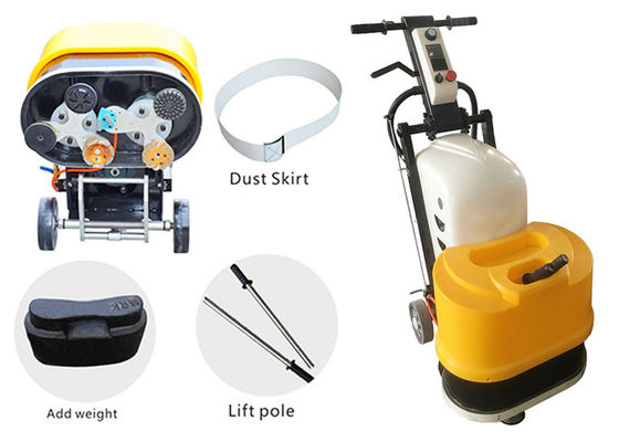 Le béton en pierre 240V 6 dirige la broyeur de marbre de plancher du sol de mosaïque 4KW pour Facotry